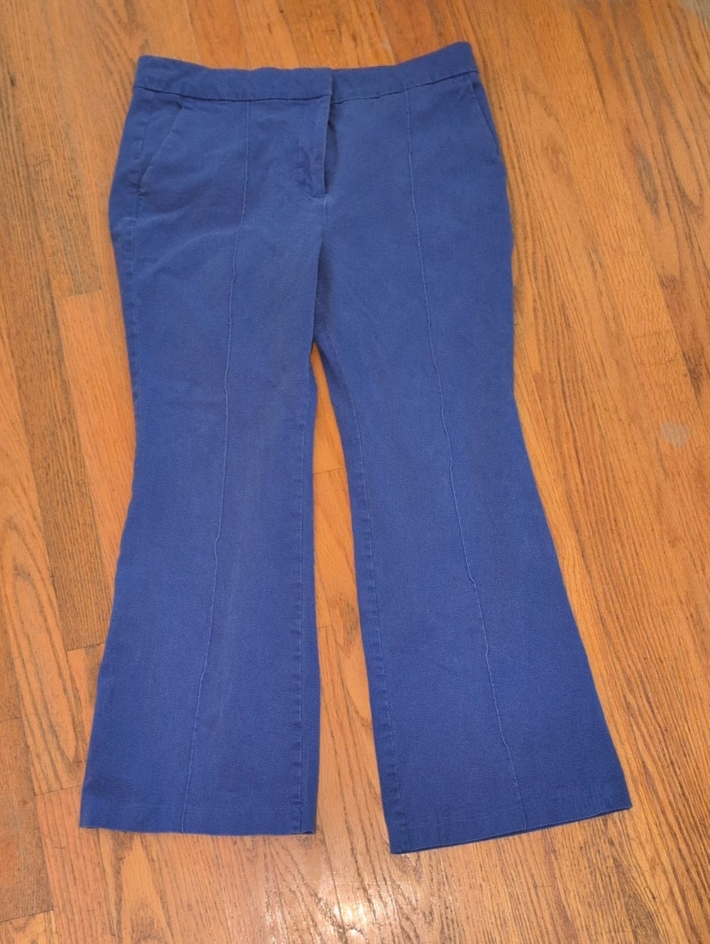 LOFT Royal Blue Boot-Cut Dress Pants